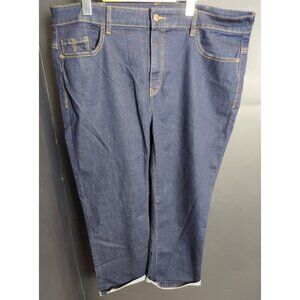 Santana Jeans Size 18 Mid Rise Classic Straight Leg Dark Wash Women’s NWT